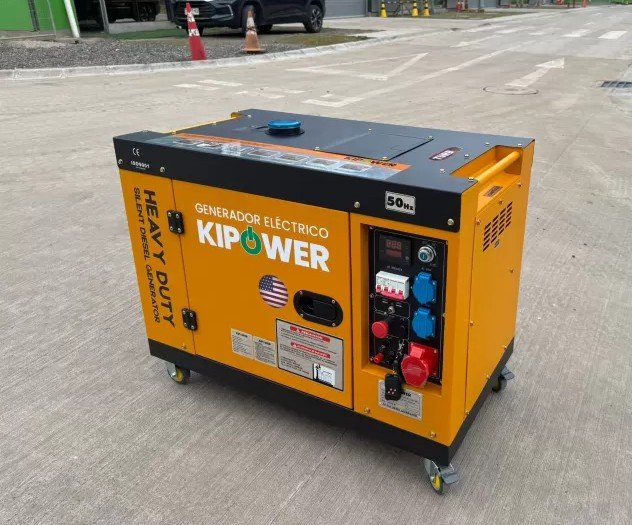 GENERADOR ELÉCTRICO KIPOWER BISON 10 KVA MONOFÁSICO Y TRIFÁSICO